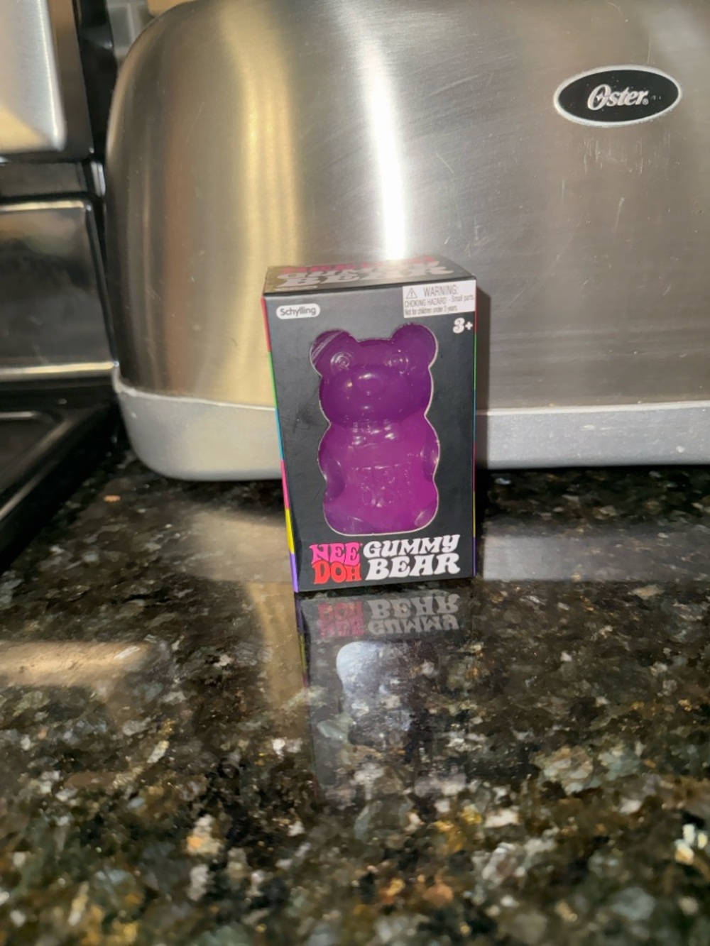 Needoh Gummy Bear- Purple Squishy